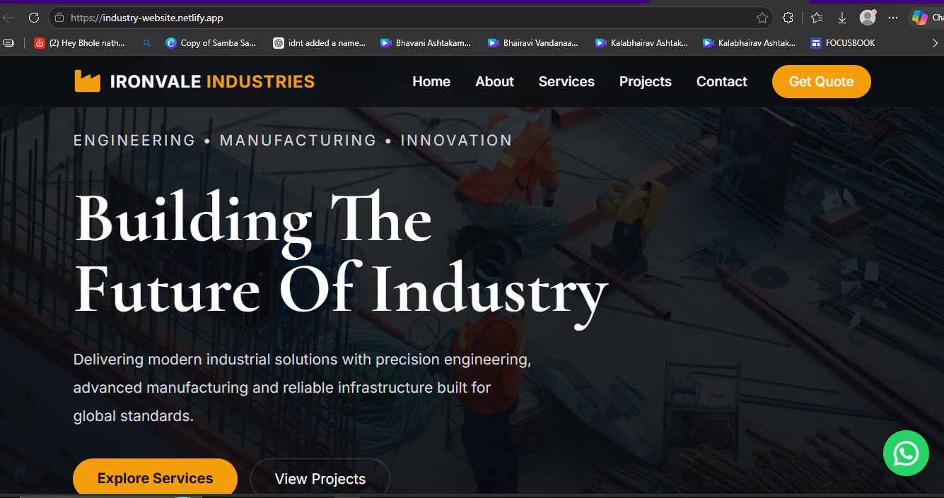 Industrial Website